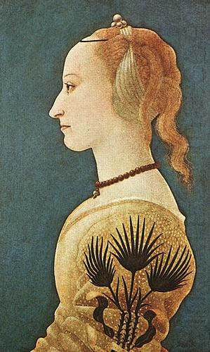 Portrait of a Lady in Yellow, Alesso Baldovinetti